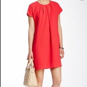 Kate Spade Coral Cap Sleeve Dress